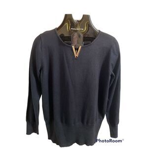 Womens Carol Rose Sweater black size M